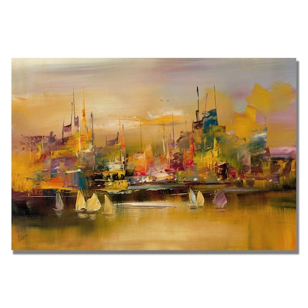 Rio 'City Reflections V' Canvas Art,35x47